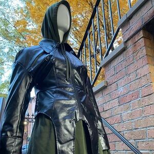 Leather Tails Corset Jacket (M)